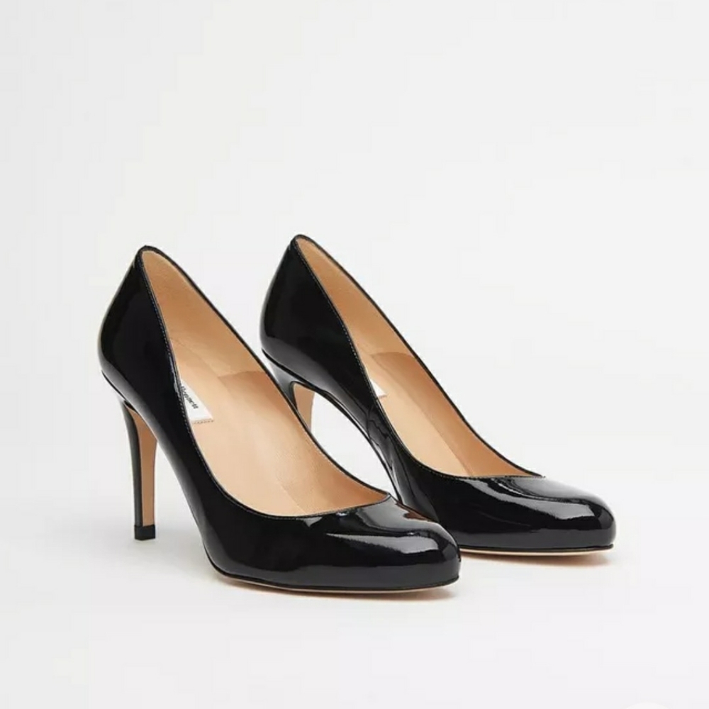 Brand New LK Bennett Black Patent Leather Stila Heels- Size 39